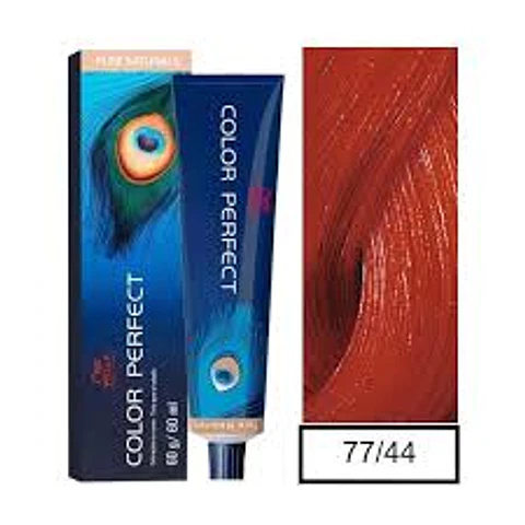 Wella Professionals Color Perfect 77/44 Rubio Mediano Intenso Rojo Intenso 60g 