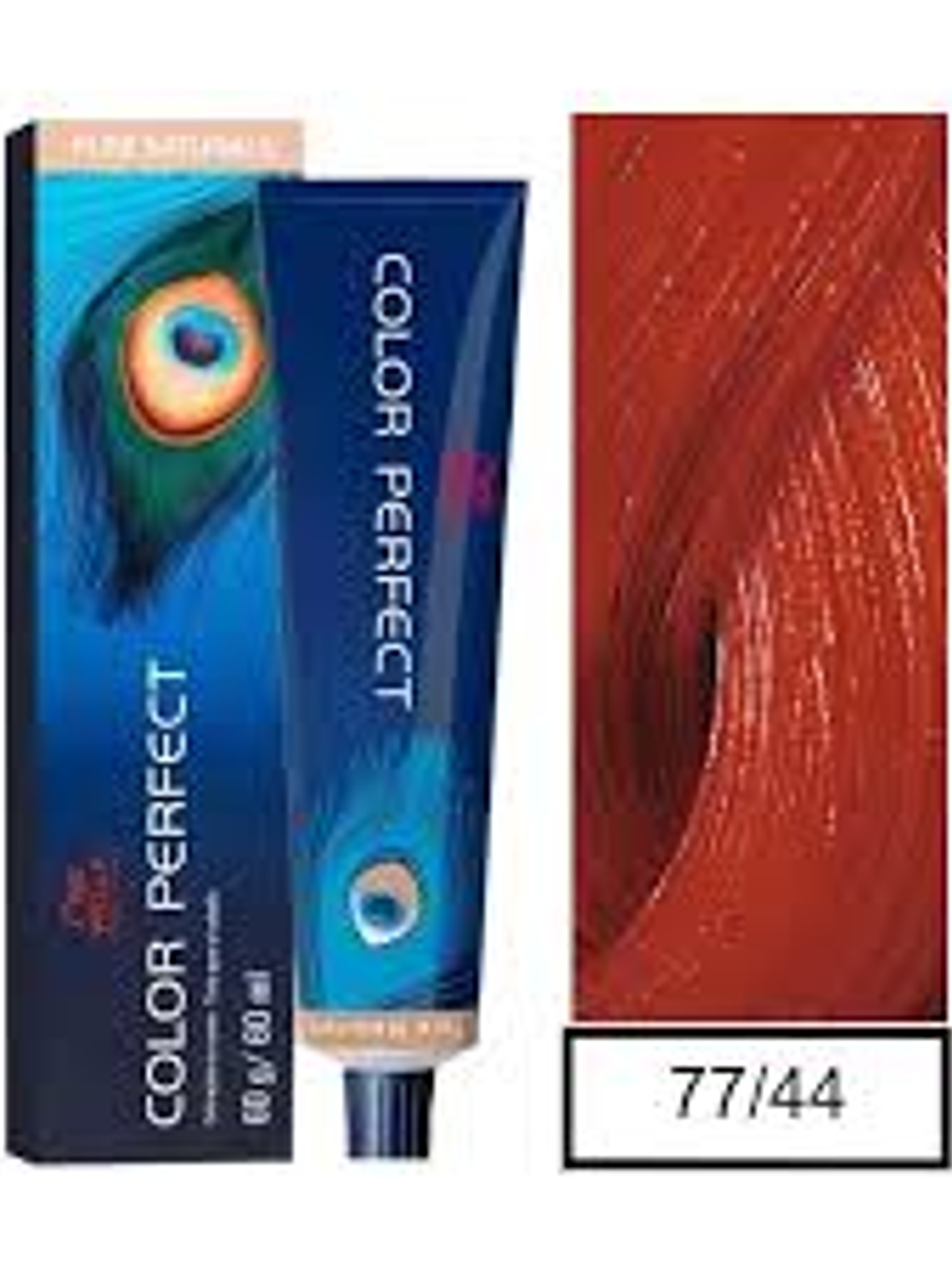 Wella Professionals Color Perfect 77/44 Rubio Mediano Intenso Rojo Intenso 60g  1