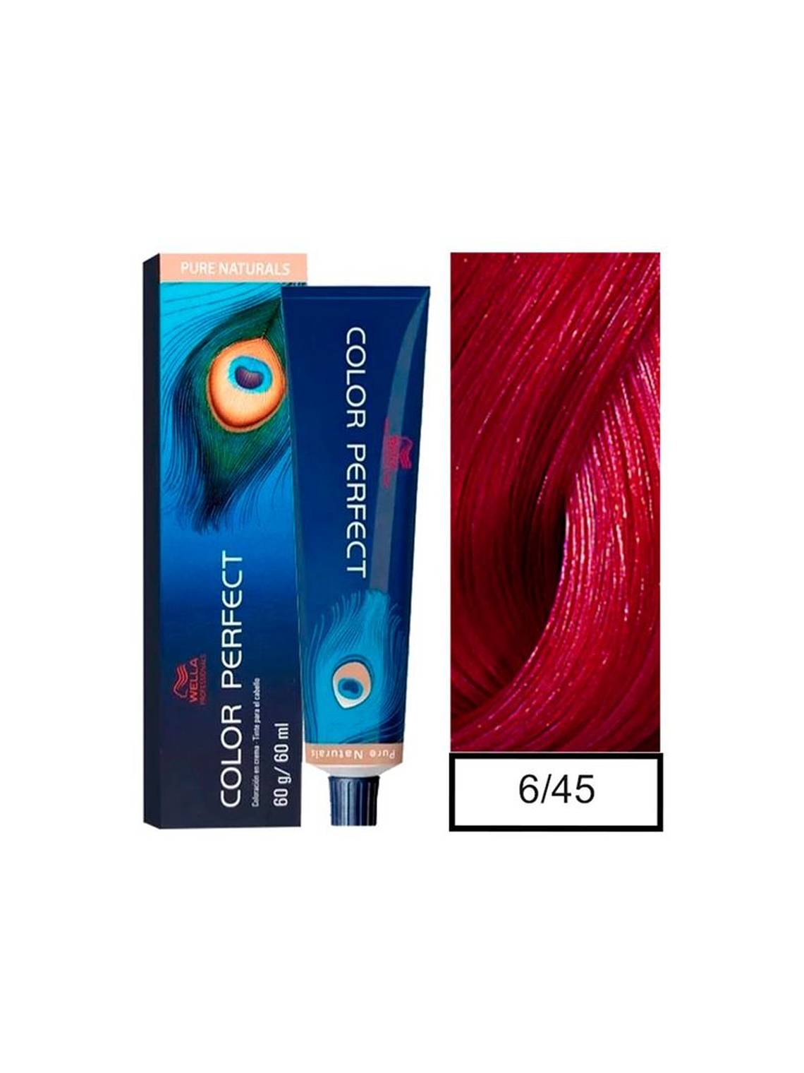 Wella Professionals Color Perfect 6/45 Rubio Oscuro Rojo Caoba 60g  1