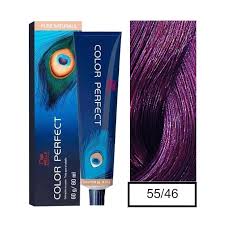Wella Professionals Color Perfect 55/46 Castaño Claro Intenso Rojo Violeta 60g  1