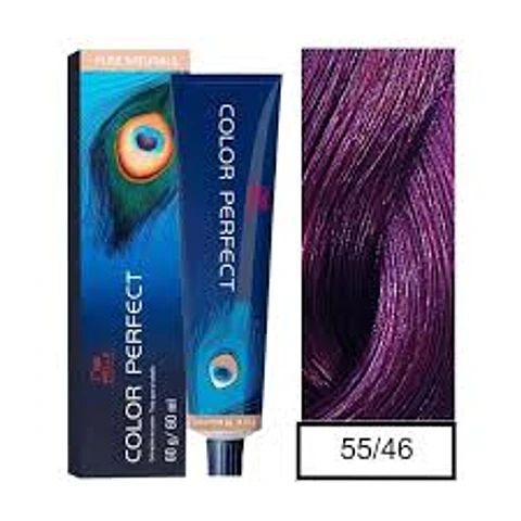 Wella Professionals Color Perfect 55/46 Castaño Claro Intenso Rojo Violeta 60g 