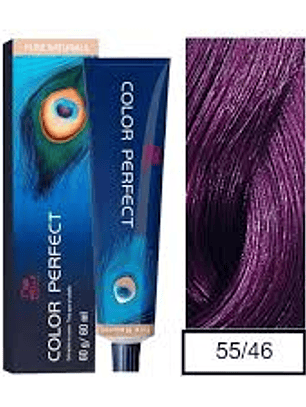 Wella Professionals Color Perfect 55/46 Castaño Claro Intenso Rojo Violeta 60g 