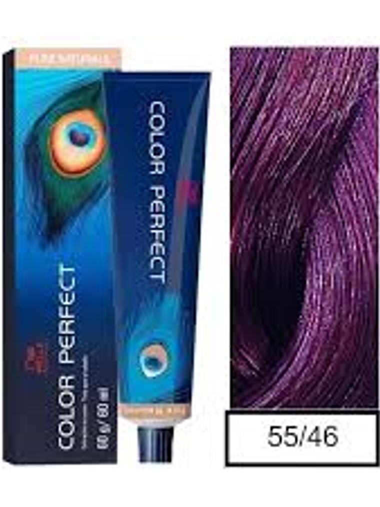 Wella Professionals Color Perfect 55/46 Castaño Claro Intenso Rojo Violeta 60g  1