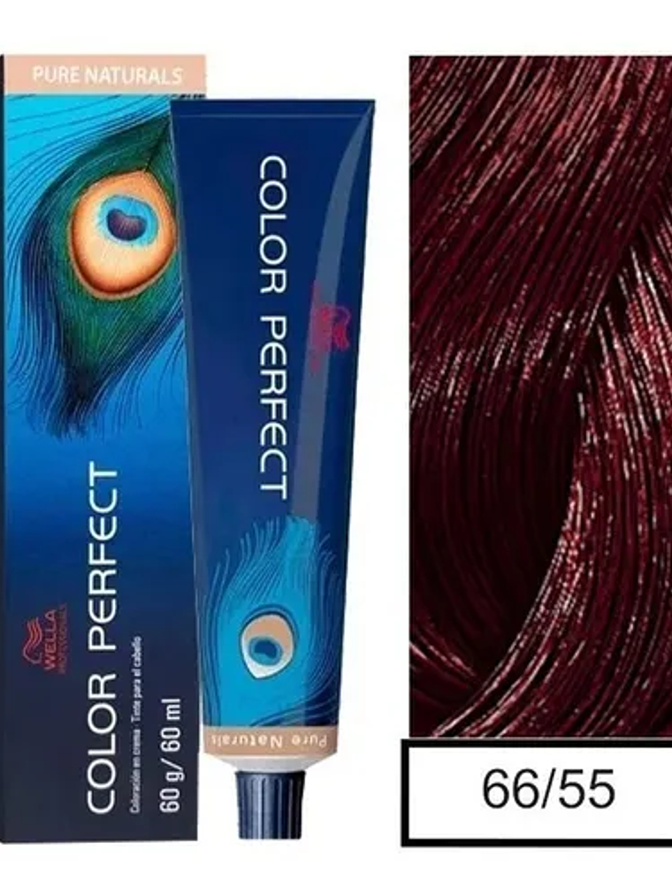 Wella Professionals Color Perfect 66/55 Rubio Oscuro Intenso Caoba Intenso 60g  1