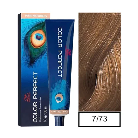 Wella Professionals Color Perfect 7/73 Rubio Oscuro Marrón Dorado 60g 