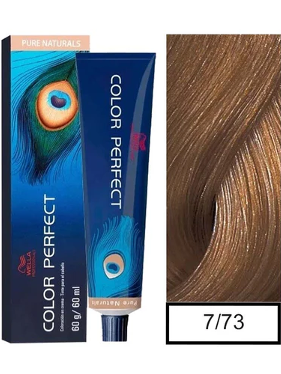 Wella Professionals Color Perfect 7/73 Rubio Oscuro Marrón Dorado 60g  1