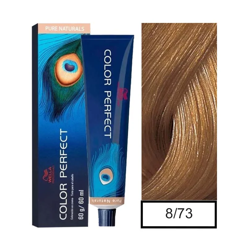Wella Professionals Color Perfect 8/73 Rubio Mediano Marrón Dorado 60g  1