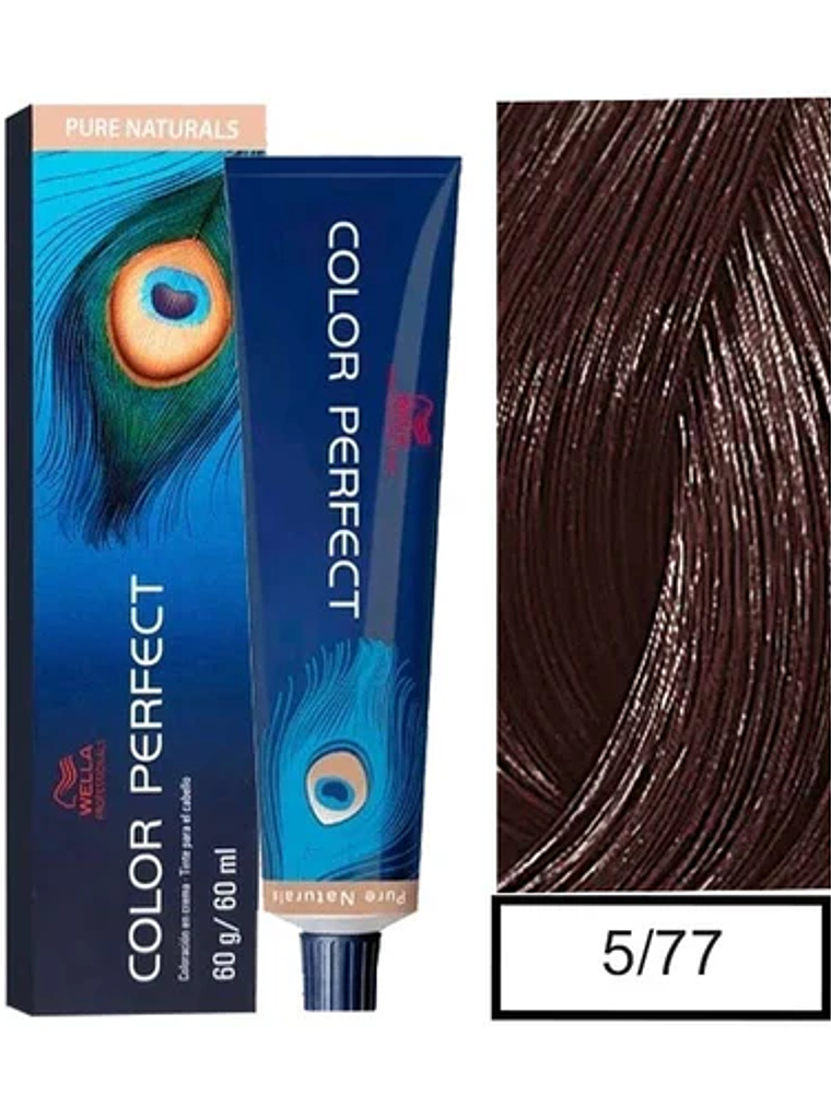 Wella Professionals Color Perfect 5/77 Castaño Claro Marrón Intenso 60g  1