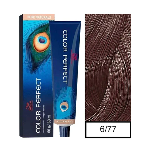 Wella Professionals Color Perfect 6/77 Rubio Oscuro Marrón Intenso 60g 