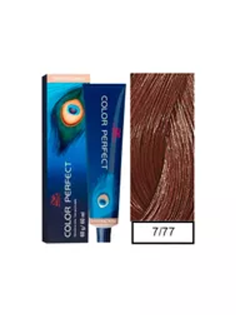 Wella Professionals Color Perfect 7/77 Rubio Mediano Marrón Intenso 60g  1