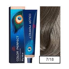 Wella Professionals Color Perfect 7/18 Rubio Mediano Ceniza Perla 60g  1