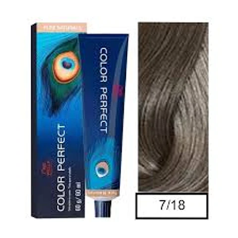 Wella Professionals Color Perfect 7/18 Rubio Mediano Ceniza Perla 60g 
