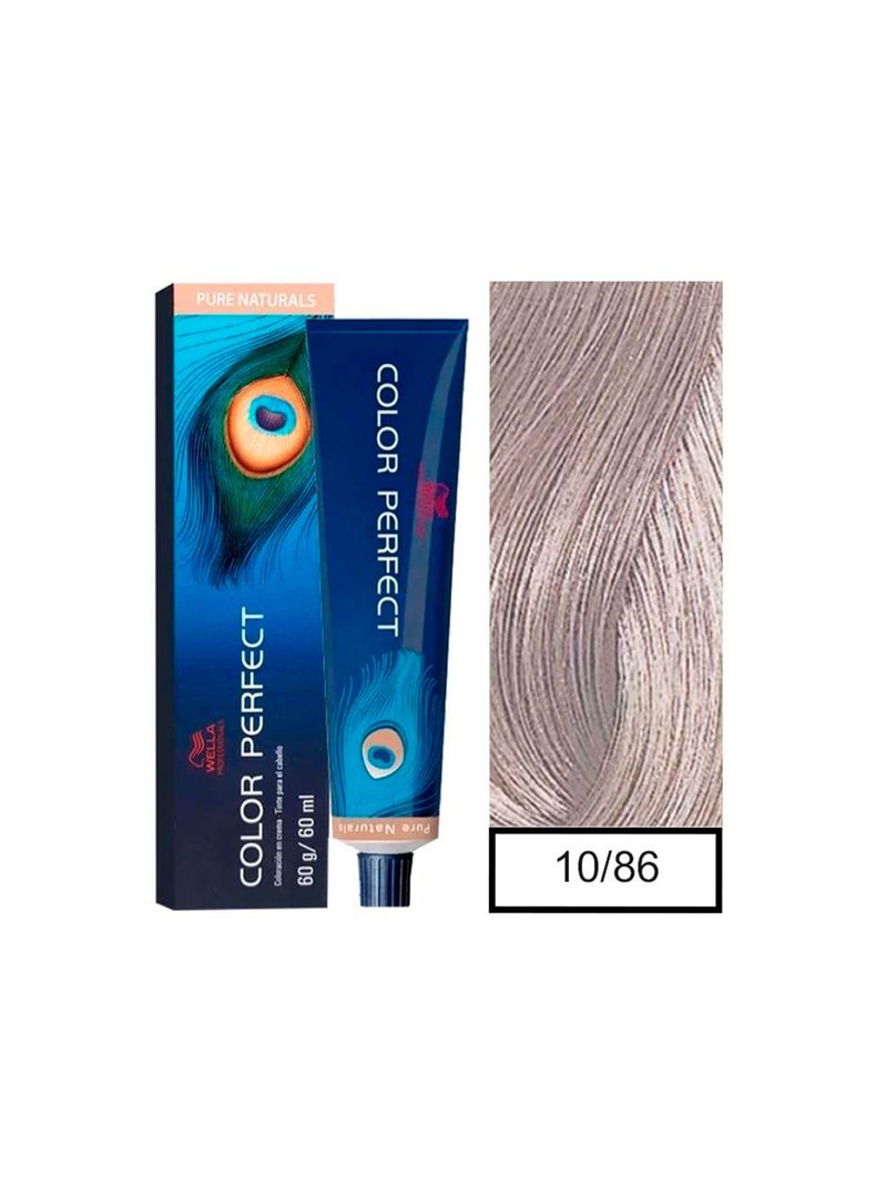 Wella Professionals Color Perfect 10/86 Rubio Ultra Claro Perla Violeta 60g  1