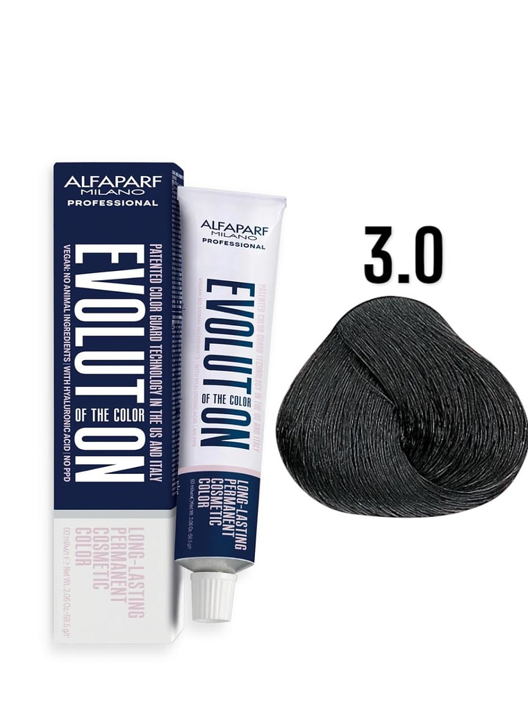 Alfaparf Evolution 3 Castaño Oscuro Cool Naturals 60ml 1