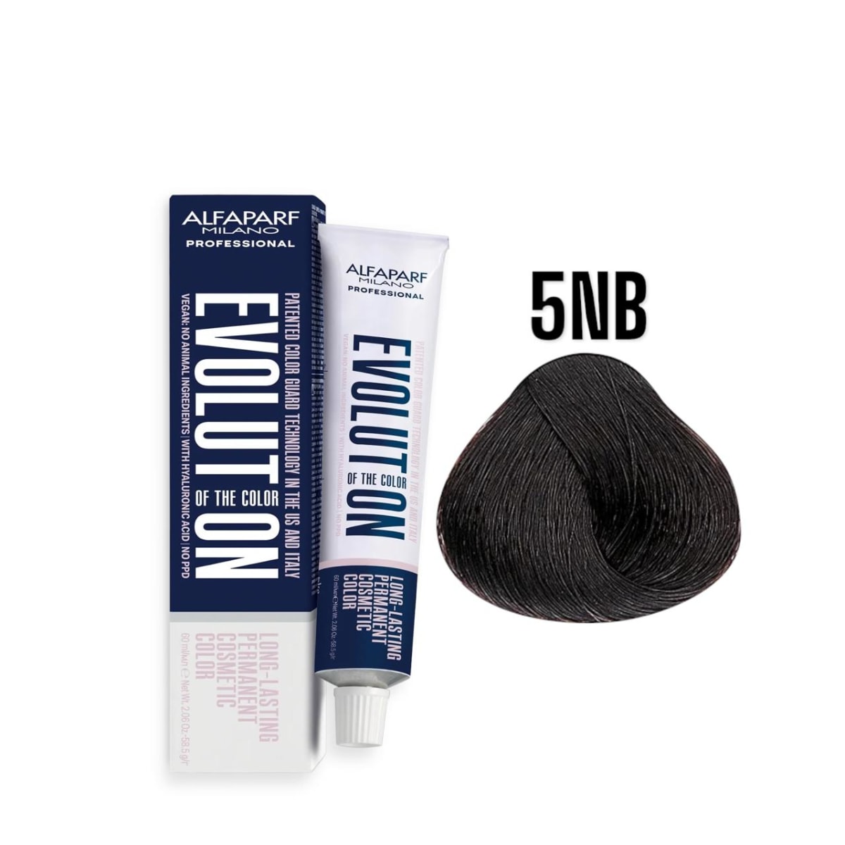 Alfaparf Evolution 5NB Castaño Claro Warm Naturals 60ml 1