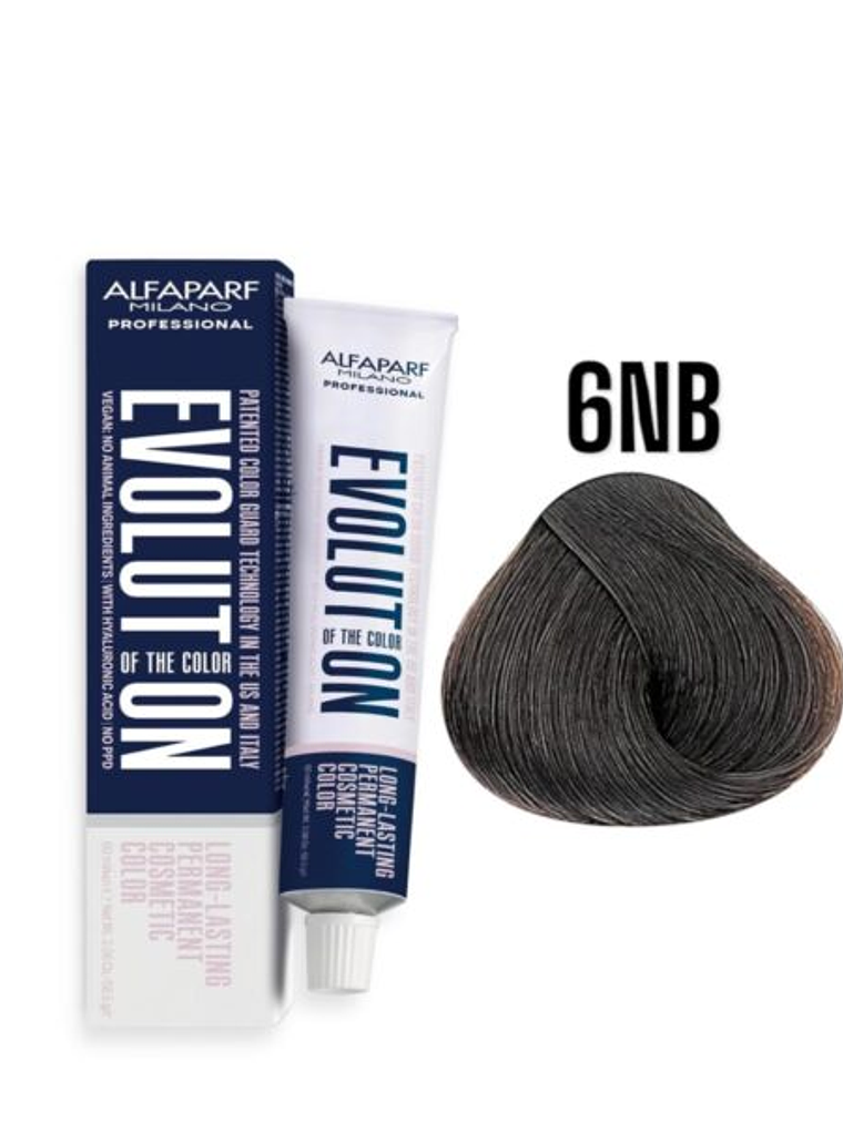 Alfaparf Evolution 6NB Rubio Oscuro Warm Naturals 60ml 1