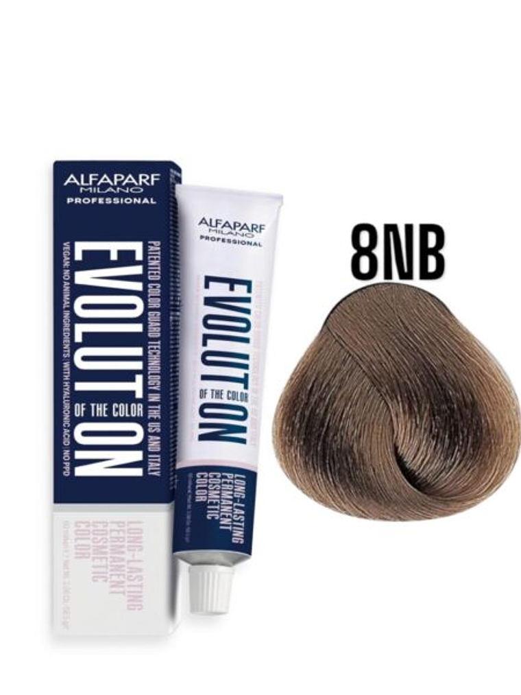 Alfaparf Evolution 8NB Rubio Claro Warm Naturals 60ml 1