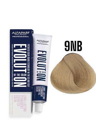 Alfaparf Evolution 9NB Rubio Clarísimo Warm Naturals 60ml