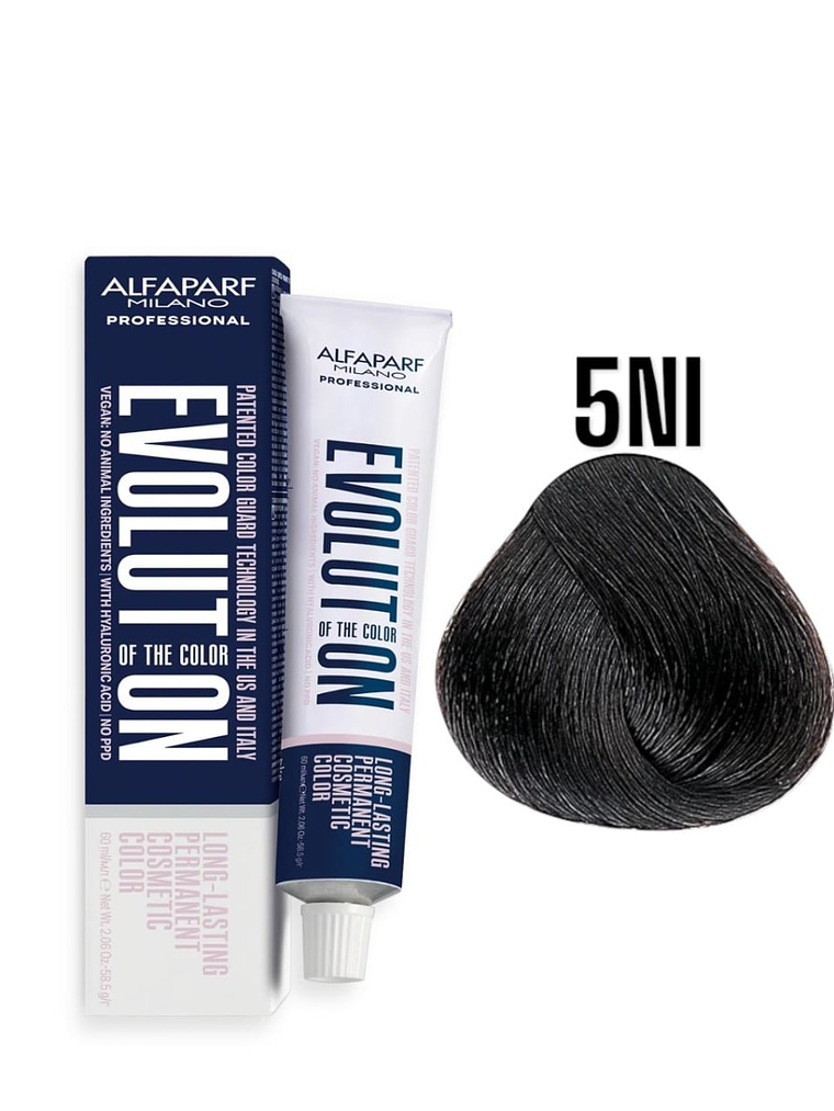 Alfaparf Evolution 5NI Castaño Claro Intenso Intense Naturals 60ml 1
