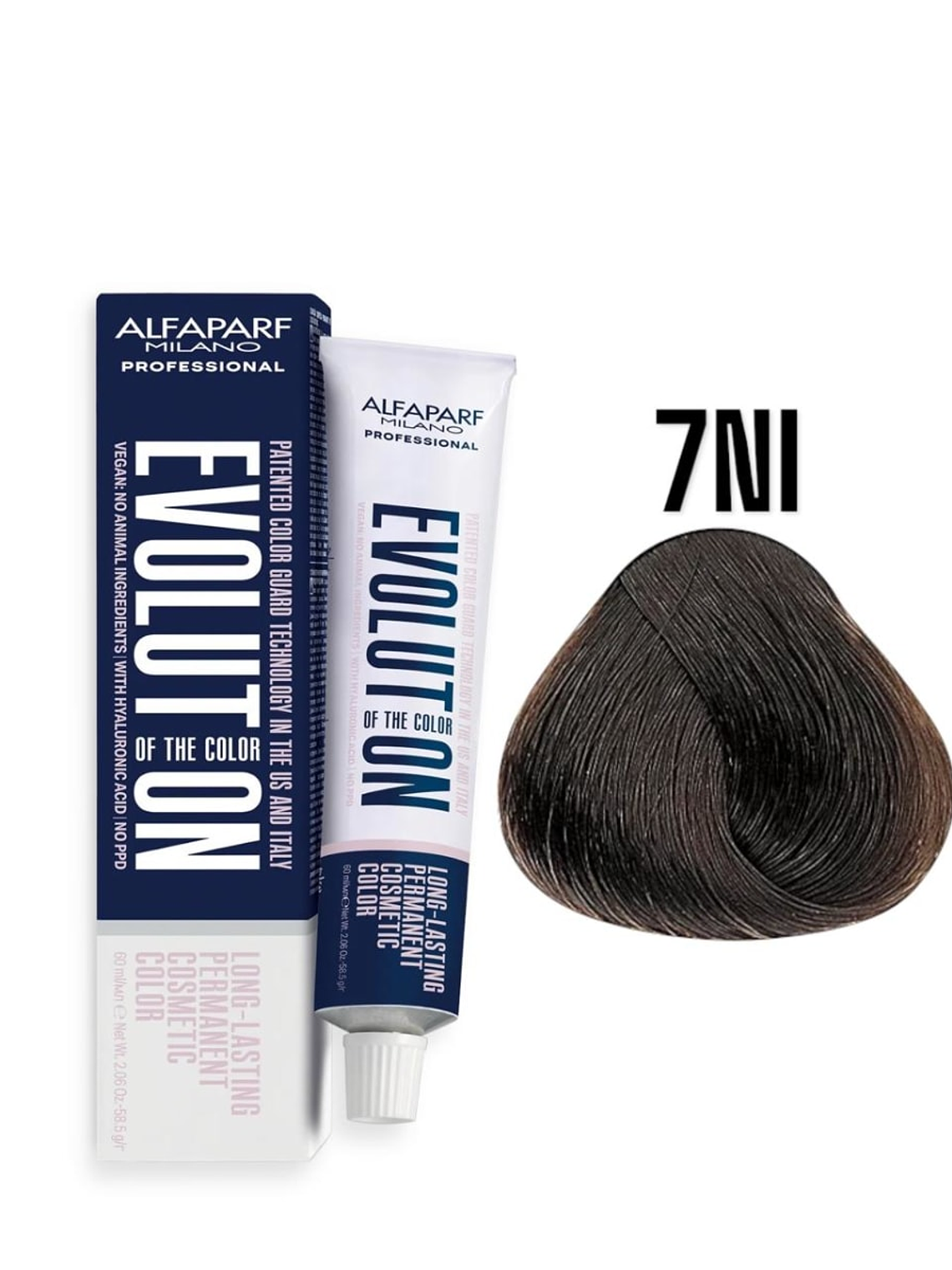 Alfaparf Evolution 7NI Rubio Medio Intenso Intense Naturals 60ml 1