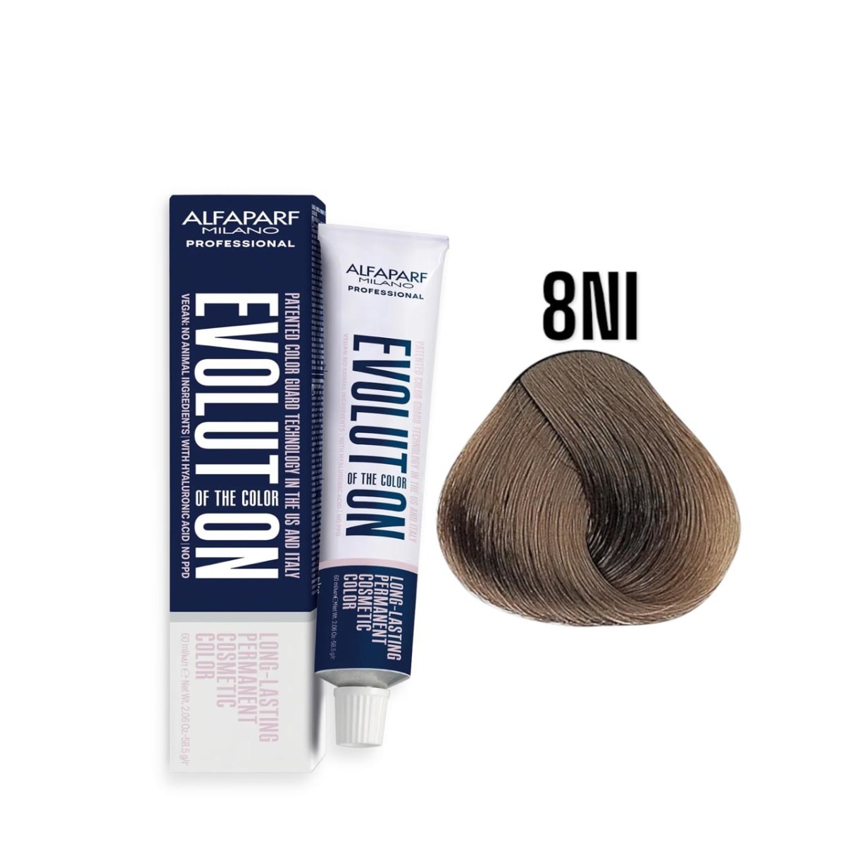 Alfaparf Evolution 8NI Rubio Claro Intenso Intense Naturals 60ml 1