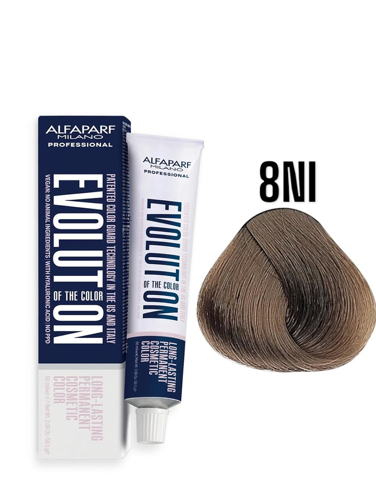 Alfaparf Evolution 8NI Rubio Claro Intenso Intense Naturals 60ml 1