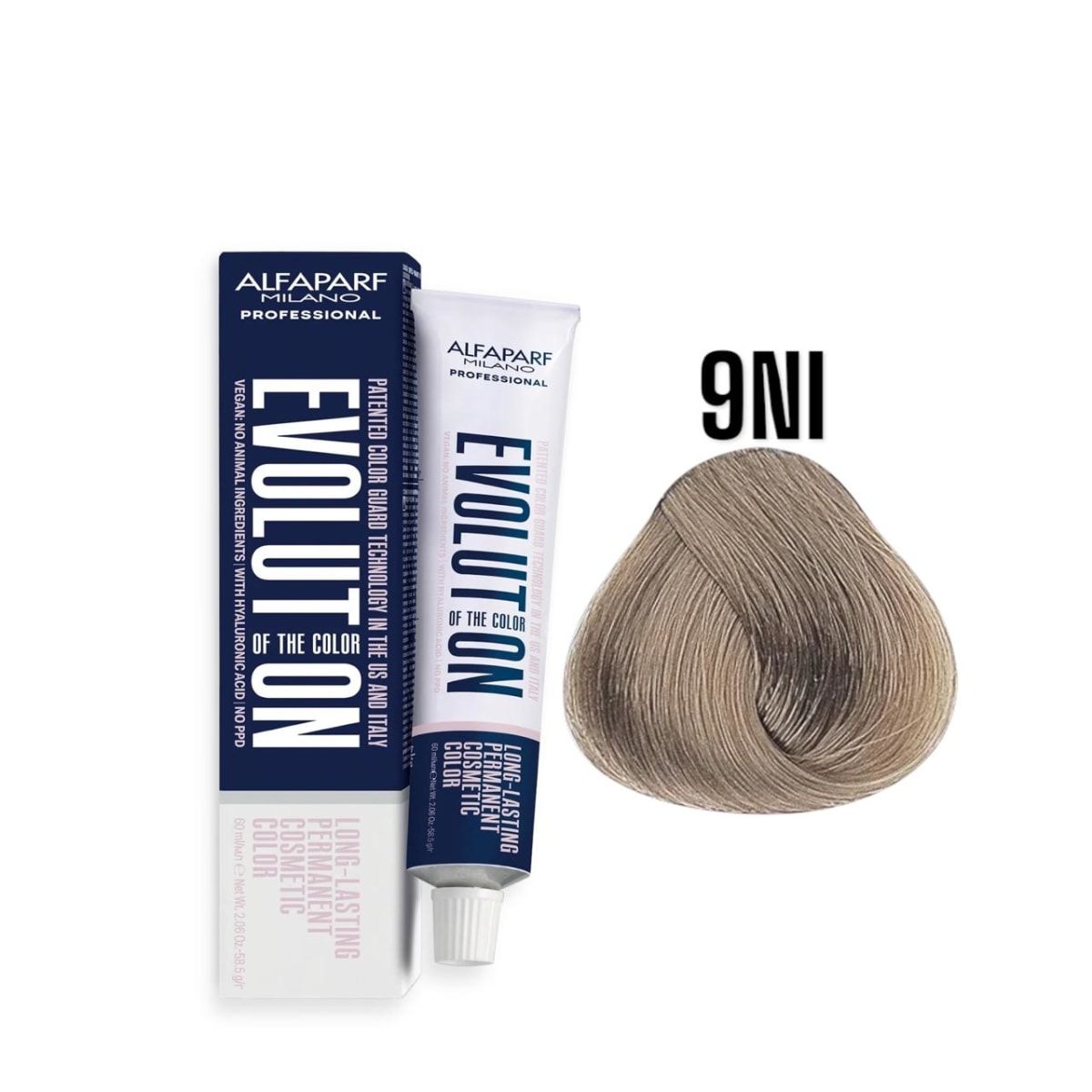 Alfaparf Evolution 9NI Rubio Clarísimo Intenso Intense Naturals 60ml 1