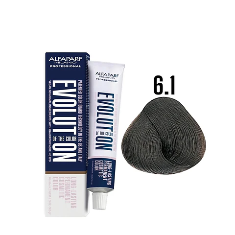 Alfaparf Evolution 6.1 Rubio Oscuro Ceniza Ash 60ml