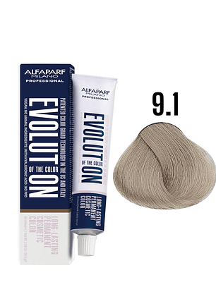 Alfaparf Evolution 9.1 Rubio Clarísimo Ceniza Ash 60ml