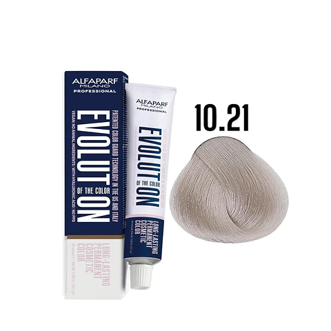 Alfaparf Evolution 10.21 Rubio Extra-Claro Irisado Ceniza Violet 60ml