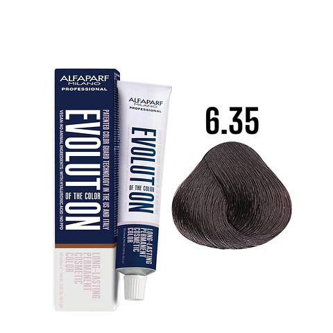 Alfaparf Evolution 6.35 Castaño Oscuro Dorado Caoba Tropicali 60ml