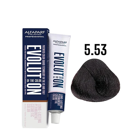 Alfaparf Evolution 5.53 Castaño Claro Caoba Dorado 60ml