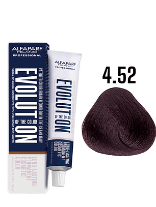 Alfaparf Evolution 4.52 Castaño Medio Caoba Irisado Mogano 60ml