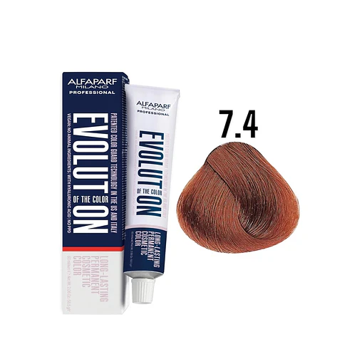 Alfaparf Evolution 7.4 Rubio Medio Cobre Copper 60ml