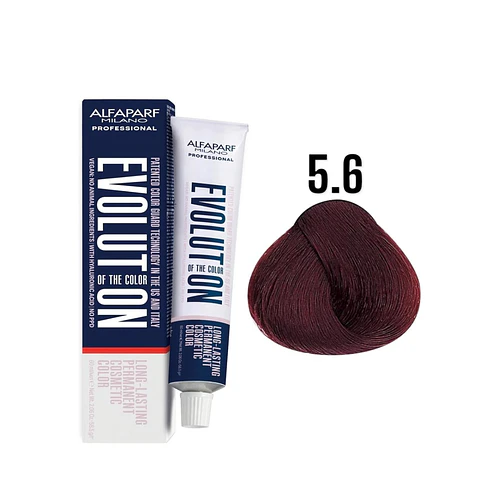 Alfaparf Evolution 5.6 Castaño Claro Rojo Reds 60ml