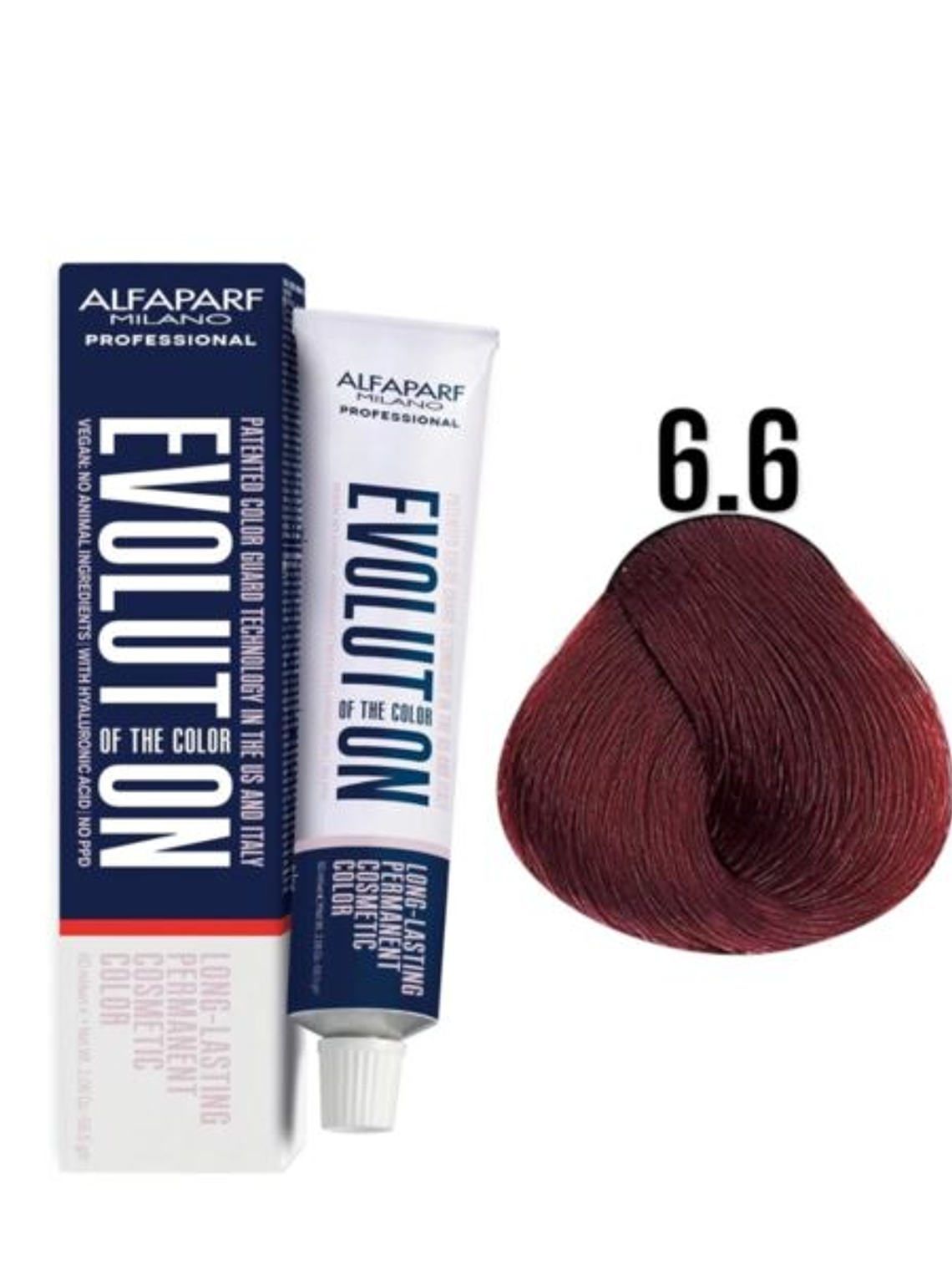 Alfaparf Evolution 6.6 Rubio Oscuro Rojo Reds 60ml 1