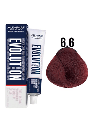 Alfaparf Evolution 6.6 Rubio Oscuro Rojo Reds 60ml