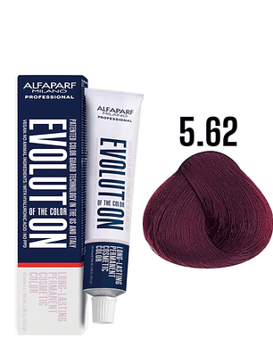 Alfaparf Evolution 5.62 Castaño Claro Rojo Irisado Reds 60ml