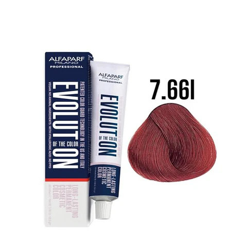 Alfaparf Evolution 7.66I Rubio Medio Rojo Intenso Pure Reds 60 ml