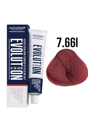 Alfaparf Evolution 7.66I Rubio Medio Rojo Intenso Pure Reds 60 ml