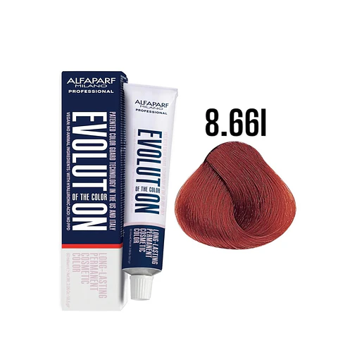 Alfaparf Evolution 8.66I Rubio Claro Rojo Intenso Pure Reds 60 ml