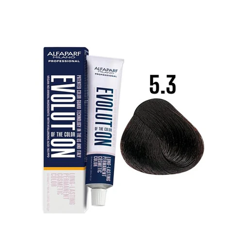 Alfaparf Evolution 5.3 Castaño Claro Dorado Gold 60 ml