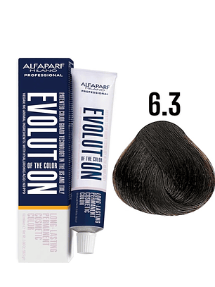Alfaparf Evolution 6.3 Rubio Oscuro Dorado Gold 60 ml
