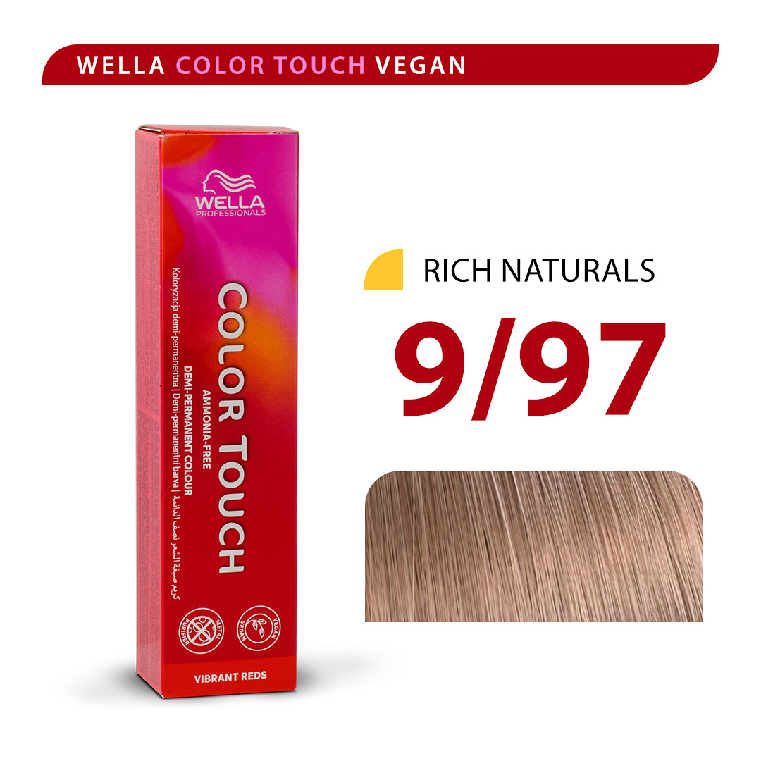 Wella Color Touch 9/97 Rubio Cedro Muy Claro 60ml 1