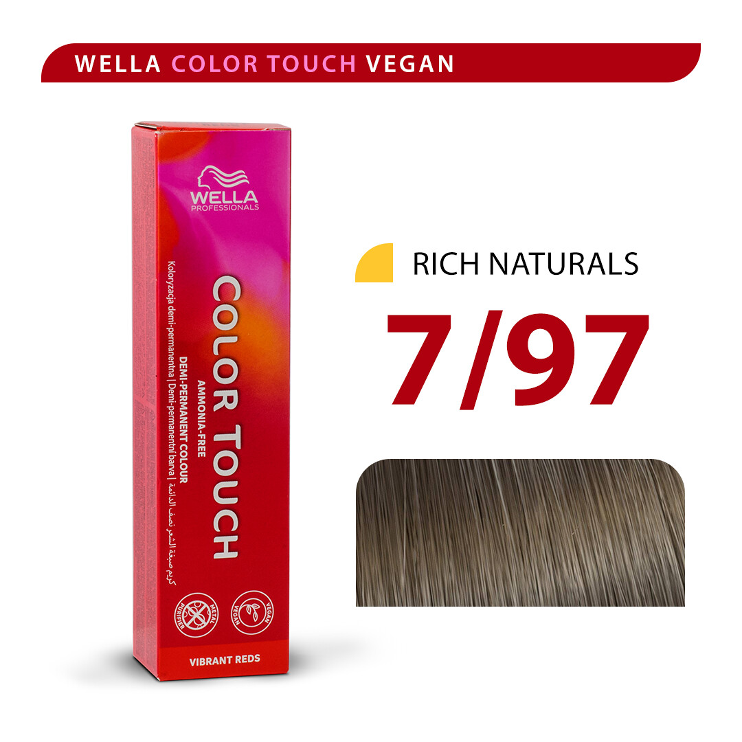 Wella Color Touch 7/97 Rubio Medio Castaño Grafito 60ml 1