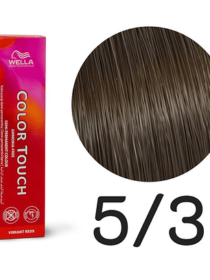 Wella Color Touch 5/3 Castaño Claro Dorado 60ml