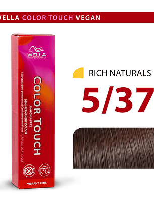 Wella Color Touch 5/37 Castaño Claro Dorado Marrón 60ml