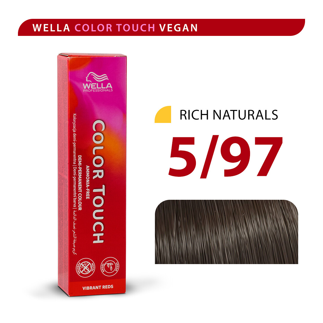 Wella Color Touch 5/97 Castaño Claro Ceniza Marrón 60ml 1