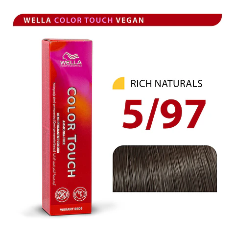 Wella Color Touch 5/97 Castaño Claro Ceniza Marrón 60ml