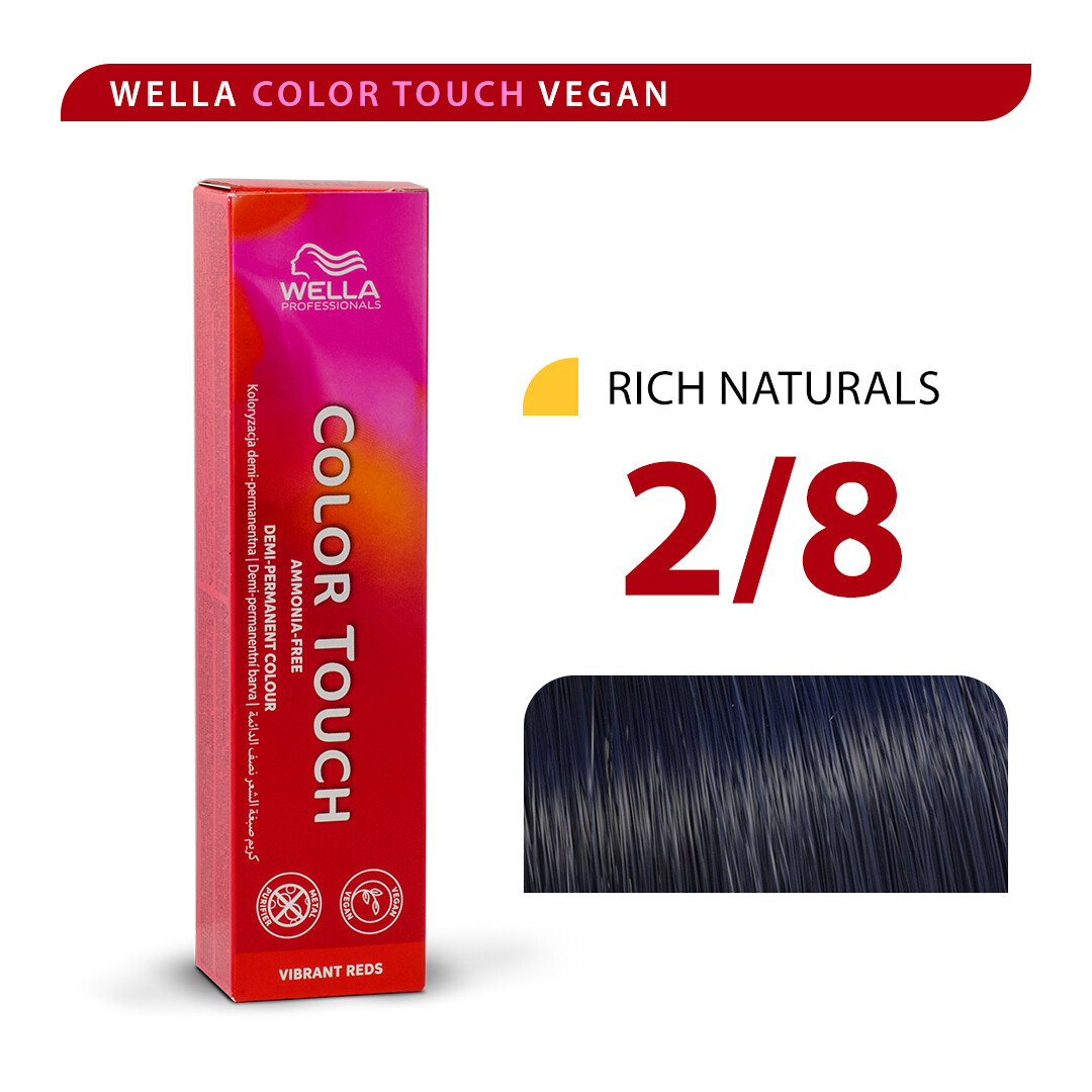 Wella Color Touch 2/8 Negro Azulado 60ml 1
